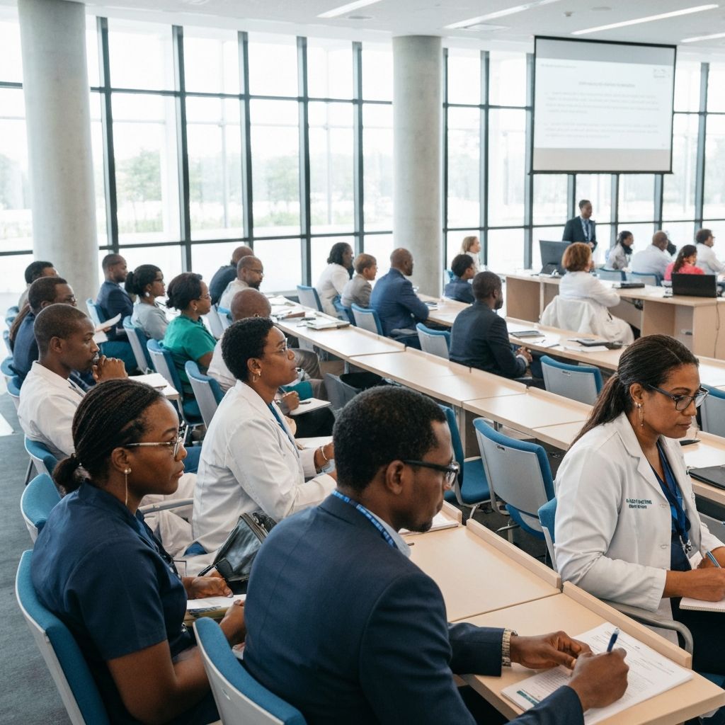 Medical research conference and data presentation